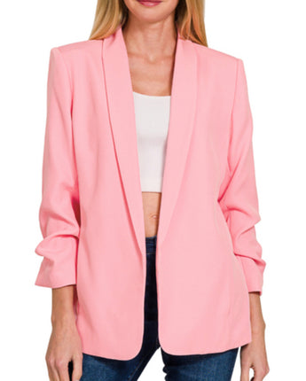 Down To Business Pink Blazer