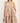 Ruffled Tan Mini Dress