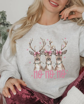 Ho Ho Ho Reindeer Sweatshirt