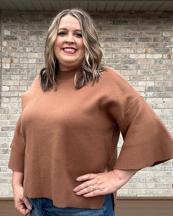 Viscose Bell Sleeve Sweater