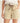 Taupe Striped Shorts
