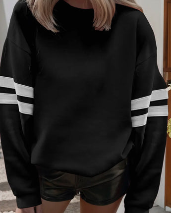 Black Varsity Sweatshirt