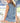 Ruffled Edge Sleeveless Denim Top