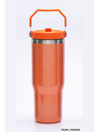 Orange Pearlized Tumbler