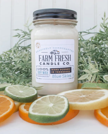 Blue Skies Farm Fresh Candle