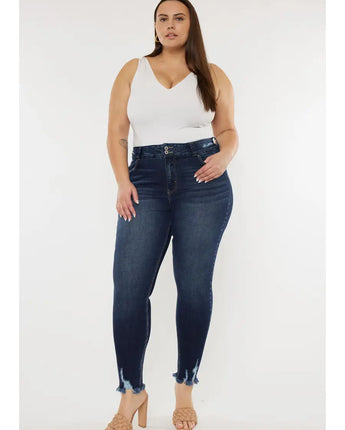 Kan Can Curvy High Rise Skinny Jeans