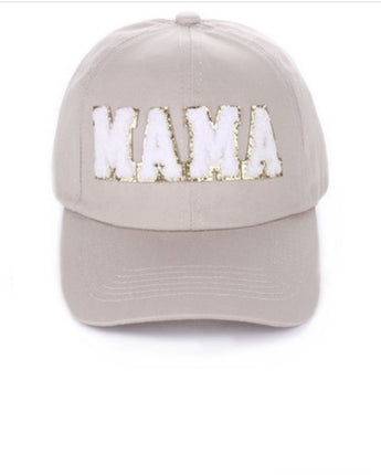 Mama Chenille Patch Baseball Hat