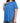 Curvy Ocean Blue Waffle Short Sleeve Top