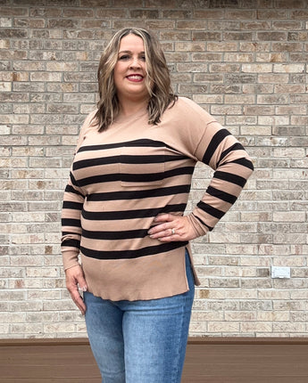 Lightweight Striped Sweater