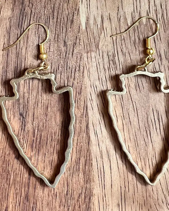 Kansas City Arrowhead Earrings