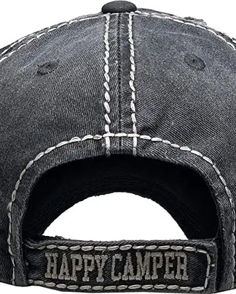 Happy Camper Vintage Patch Hat