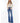 Kan Can Yoke Front Seam Flare Hem Jeans