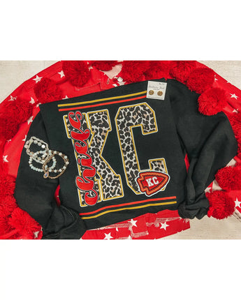 KC Leopard Chiefs Sweatshirt