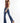 Kan Can Fraya High Rise Boot Cut Frayed Hem Side Slit Jeans