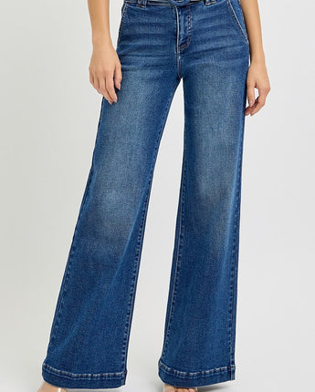 Risen Jeans Tummy Control High Rise Belted Jeans
