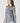 Grey Frayed Hem Denim Shirt