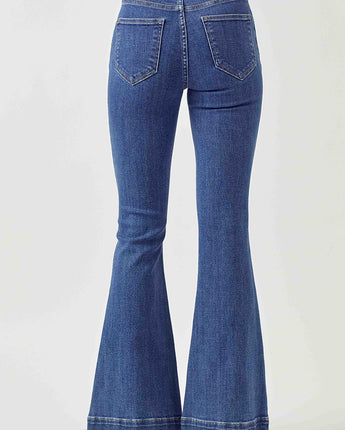 Risen Jeans High Rise Clean Kick Flare Jeans