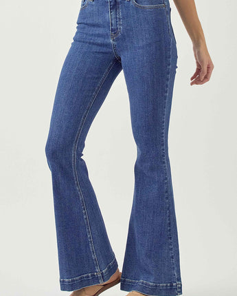 Risen Jeans High Rise Clean Kick Flare Jeans