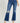 Risen Jeans High Rise Dark Crop Flare Jeans