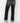 Risen High Rise Straight Turn Up Cuff Black Jeans