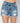 Risen High Rise Cross Over Side Slit Shorts