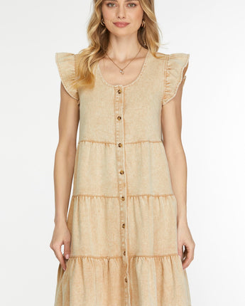 Country Roots Taupe Dress