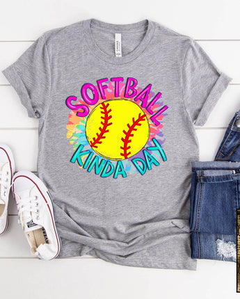 Softball Kinda Day Tee Youth