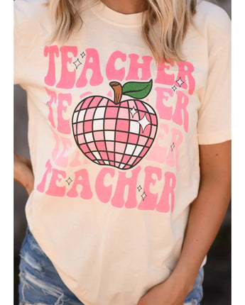 Teacher Disco Ball Tee