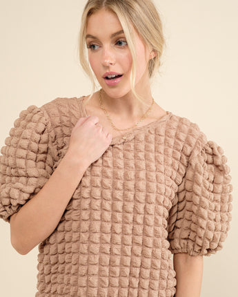 Bubble Textured Top