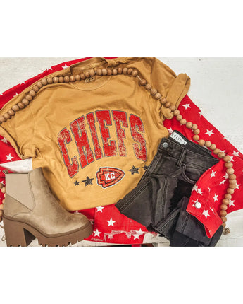 Chiefs Grunge Star Tee