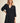 Black Mix Casual Dress 3/4 sleeves