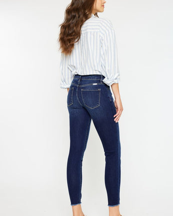 Kan Can Mid Rise Ankle Skinny Jeans