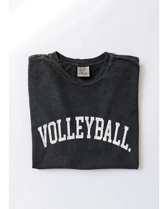 Volleyball Mineral Washed Graphic Tee