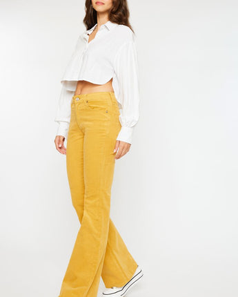 Kan Can Mustard Corduroy Pant