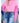 Pink Sequin & Velvet Patchwork Sleeve Sweatshirt