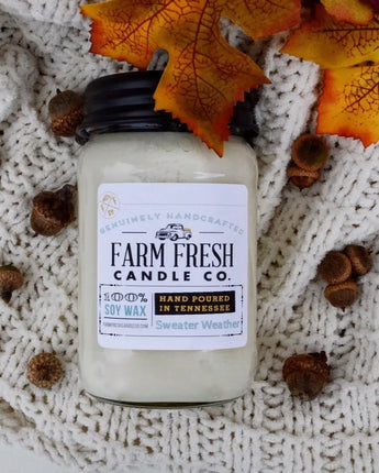 Sweater Weather Farm Fresh Candle
